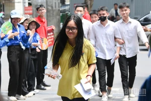 Thí sinh tại Kỳ thi tốt nghiệp THPT năm 2025 (Ảnh: ĐẠI THẮNG)