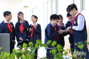 Học sinh trung học cơ sở (Ảnh: ĐẠI THẮNG)