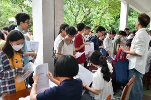 Thí sinh xét tuyển vào đại học năm 2025 (Ảnh: HUST)