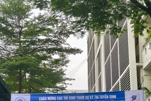 Trường trung học cơ sở - trung học phổ thông Nguyễn Tất Thành (Ảnh: T.H)