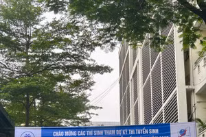 Trường trung học cơ sở - trung học phổ thông Nguyễn Tất Thành (Ảnh: T.H)