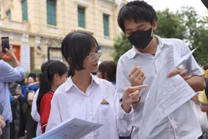 Thí sinh dự thi tốt nghiệp trung học phổ thông năm 2025.