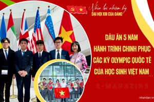 Dấu ấn 5 năm hành trình chinh phục các kỳ Olympic quốc tế của học sinh Việt Nam