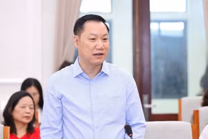 Vụ trưởng Vụ Giáo dục đại học, Bộ Giáo dục và Đào tạo Nguyễn Tiến Thảo. (Ảnh: NGUYỄN MẠNH)