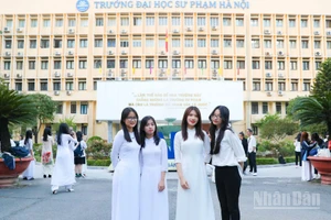 Sinh viên sư phạm. (Ảnh: ĐẠI THẮNG)