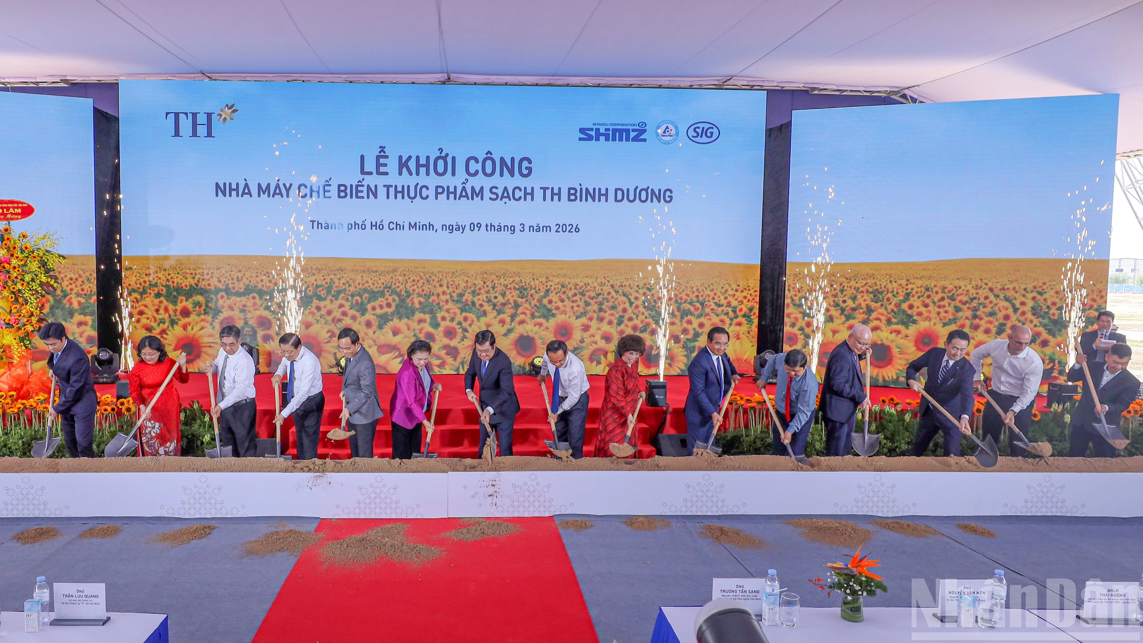 Khởi công nhà máy thực phẩm sạch TH Bình Dương với vốn đầu tư 6.000 tỷ đồng