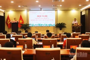 Quang cảnh Hội nghị giao ban báo chí tỉnh Khánh Hòa, quý I/2026. (Ảnh: NGUYỄN TRUNG)