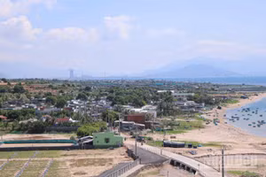 Khu vực xây dựng Dự án điện hạt nhân Ninh Thuận 1 (xã Phước Dinh, tỉnh Khánh Hòa). (Ảnh: NGUYỄN TRUNG)