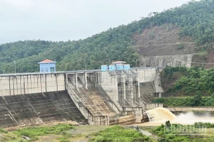 Một góc hồ chứa nước Sông Than, xã Anh Dũng, tỉnh Khánh Hòa. Ảnh: (NGUYỄN TRUNG)