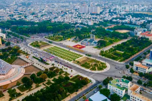 Một góc đô thị phường Phan Rang (tỉnh Khánh Hòa). (Ảnh: NGUYỄN TRUNG)