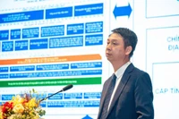 Ông Nguyễn Phú Tiến, Phó Cục trưởng Cục Chuyển đổi số quốc gia phát biểu tại sự kiện. (Ảnh: TL)