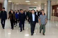 Phó Thủ tướng Chính phủ Lê Thành Long kiểm tra, đôn đốc công trình Dự án đầu tư xây dựng Cơ sở 2 Bệnh viện Hữu nghị Việt Đức và Bệnh viện Bạch Mai tại Ninh Bình.