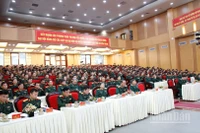 Các đại biểu dự Hội nghị Quân chính năm 2025 tại Học viện Quân y.