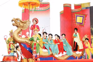 Hội hát chèo tàu Tổng Gối tại xã Ô Diên được công nhận là Di sản văn hóa phi vật thể quốc gia.