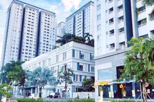 Một dự án căn hộ của người dân đang chờ được cấp sổ hồng.