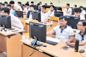 Học sinh Thành phố Hồ Chí Minh tham gia Hội thi tin học trẻ năm 2025. (Ảnh CTV)