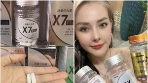 Sản phẩm giảm cân do DJ Ngân 98 bán trên mạng. (Ảnh chụp màn hình)