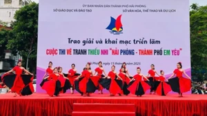 Cuộc thi vẽ tranh thiếu nhi hè 2025 với chủ đề “Hải Phòng - Thành phố em yêu”.