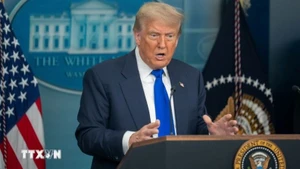 Tổng thống Mỹ Donald Trump. (Ảnh: THX/TTXVN)