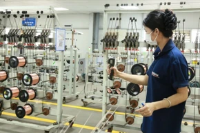 Lao động của Công ty TNHH Thành Đồng (Cụm công nghiệp Dốc Sặt, Từ Sơn, Bắc Ninh) trong dây chuyền sản xuất. (Ảnh nhandan.vn)