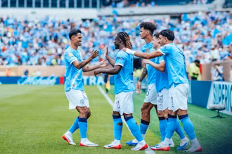 Man City giành vé vào vòng 16 đội mạnh nhất sau khi thắng 5-2 Juventus. (Ảnh: MCFC)