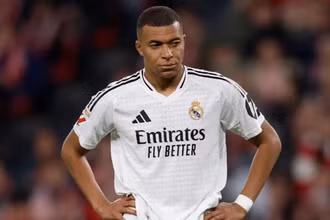 Tiền đạo Kylian Mbappe. (Ảnh: Real Madrid)