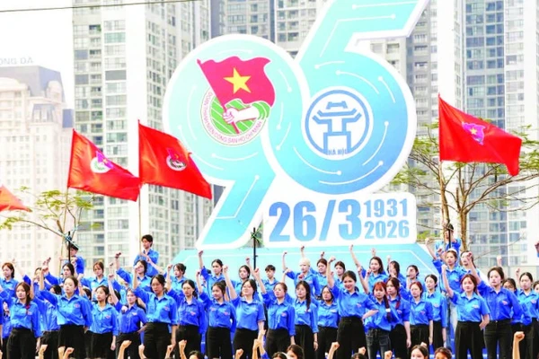 Đoàn viên, thanh niên Thủ đô sôi nổi thi đua lập thành tích trong Tháng Thanh niên năm 2026, chào mừng 95 năm Ngày thành lập Đoàn Thanh niên Cộng sản Hồ Chí Minh.