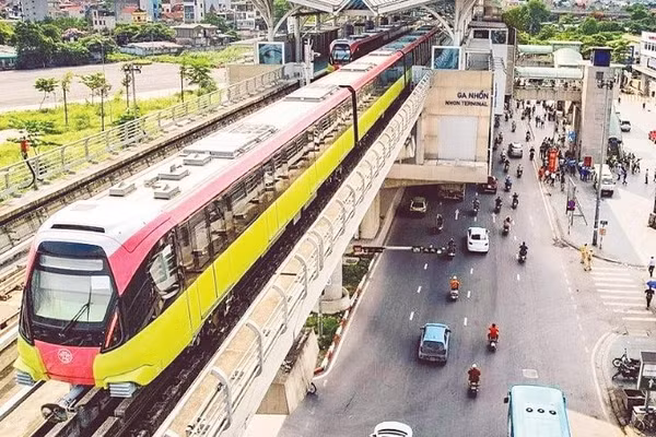 Luật Thủ đô (sửa đổi) sẽ tạo điều kiện cho Hà Nội thu hút nhiều nguồn lực để phát triển đường sắt đô thị (Ảnh TRUNG NGUYÊN)