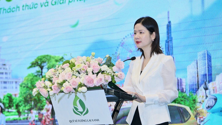 TS Lê Thái Hà - Giám đốc Quỹ Vì tương lai xanh phát biểu tại tọa đàm. ts-le-thai-ha-giam-doc-quy-vi-tuong-lai-xanh.jpg