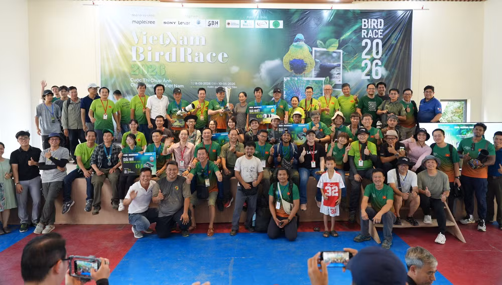 Sự kiện nhiếp ảnh quốc tế Vietnam BirdRace 2026 diễn ra thành công và ấn tượng. (Ảnh: Ban tổ chức cung cấp)