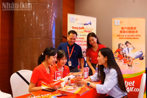 Các hoạt động kết nối doanh nghiệp lữ hành tại chương trình.
