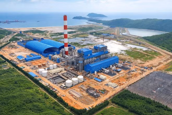 Toàn cảnh Dự án Nhà máy Nhiệt điện Quảng Trạch I.