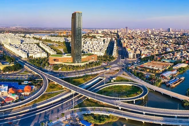 Một góc thành phố Hải Phòng hôm nay. (Ảnh minh họa: ĐỨC NGHĨA)