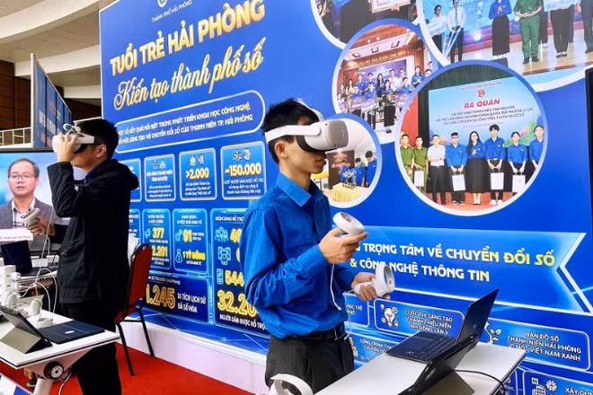 Ảnh minh họa: Tuổi trẻ Hải Phòng tiên phong kiến tạo thành phố số.