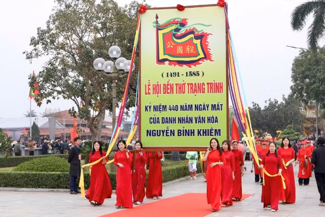 Lễ hội Đền Trạng Trình - Kỷ niệm 440 năm Ngày mất của Danh nhân văn hóa Trạng Trình Nguyễn Bỉnh Khiêm (1585-2026).