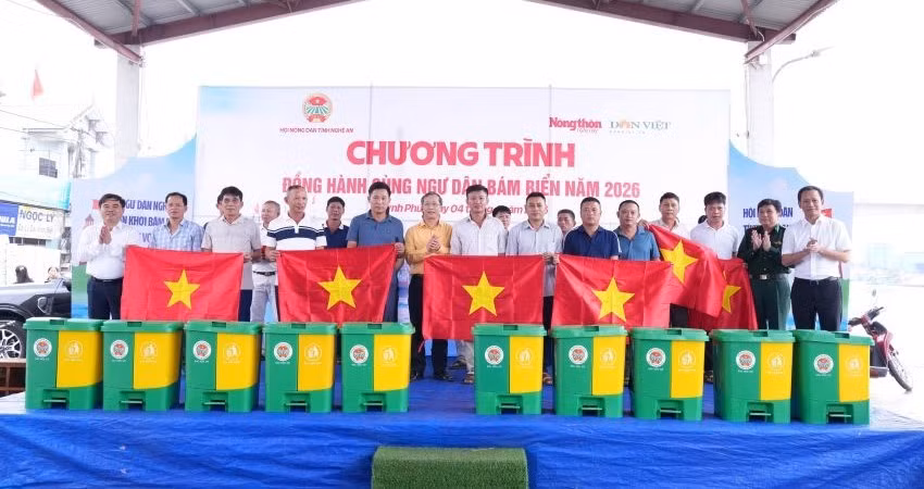 Đồng hành cùng ngư dân bám biển năm 2026 với nhiều hoạt động ý nghĩa.