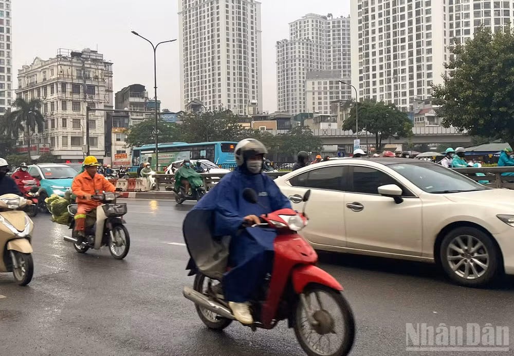 Dự báo khu vực Hà Nội có mưa nhỏ vài nơi,. (Ảnh minh họa: Đ.T)