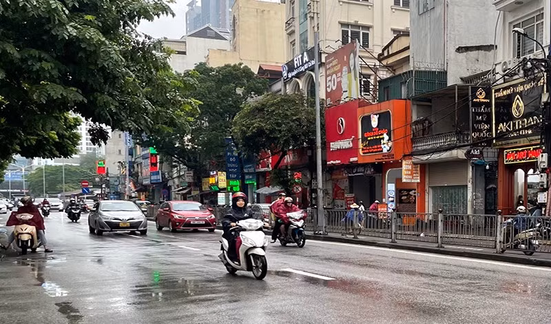 Khu vực Hà Nội nhiều mây, sáng có mưa, trời rét. (Ảnh minh họa: Đ.T)