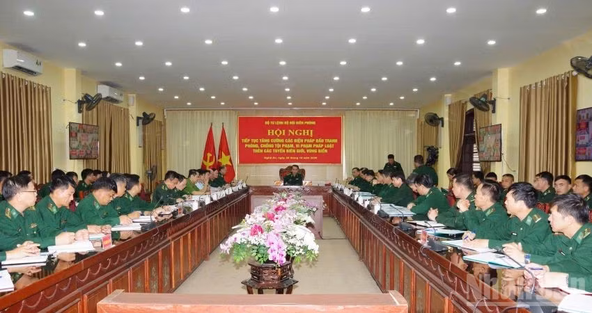 Quang cảnh hội nghị. (Ảnh: HẢI THƯỢNG)