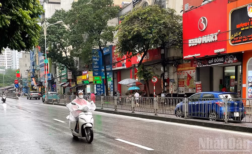 Dự báo khu vực Hà Nội từ chiều tối nay có mưa, trời chuyển rét. (Ảnh minh họa: Đ.T)