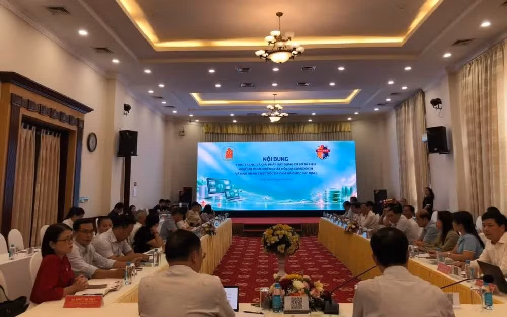 Hội thảo nâng cao năng lực, hoàn thiện chính sách chăm sóc, hỗ trợ nạn nhân chất độc da cam/dioxin và người khuyết tật. (Ảnh: ANH THƠ)