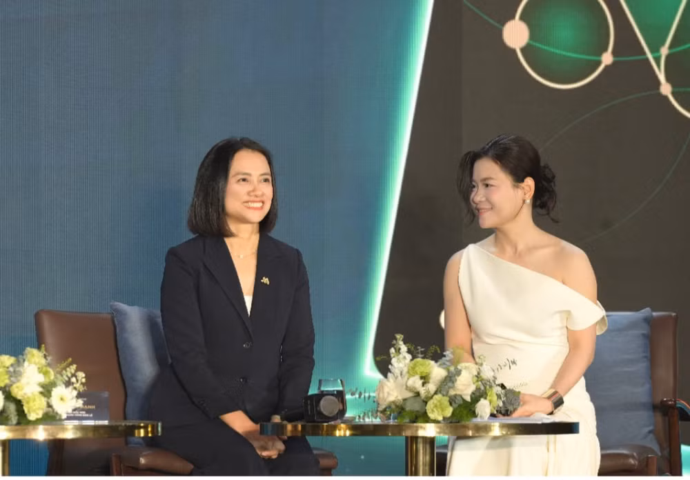 Bà Nguyễn Thị Mỹ Hạnh – Phó Tổng Giám đốc, Tổng Giám đốc Ngân hàng Bán lẻ MSB chia sẻ chiến lược định vị phân khúc khách hàng.