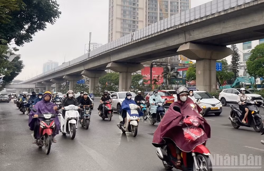 Dự báo khu vực Hà Nội có mưa vừa, mưa to và dông. (Ảnh minh họa: Đ.T)