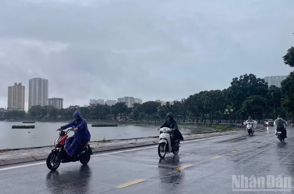 Khu vực Hà Nội nhiều mây, có mưa to đến rất to. (Ảnh minh họa: Đ.T)