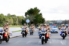 Các lực lượng Công an tỉnh Lâm Đồng ra quân thực hiện đợt cao điểm bảo đảm an ninh, an toàn các sự kiện lớn của đất nước và trên địa bàn tỉnh.