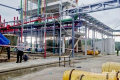 Khu vực xảy ra vụ việc tại nhà máy của Công ty HC Bảo Lâm, xã Bảo Lâm 1, tỉnh Lâm Đồng.