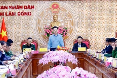 Phó Thủ tướng Mai Văn Chính làm việc với tỉnh Lâm Đồng về công tác khắc phục thiên tai trên địa bàn.