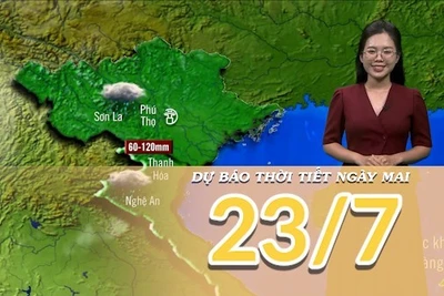 [Video] Dự báo thời tiết đêm nay và ngày mai 23/7/2025: Bão số 3 suy yếu thành áp thấp nhiệt đới