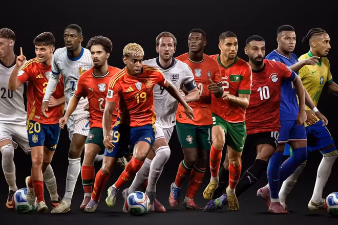 11 cầu thủ trong danh sách đề cử Cầu thủ nam xuất sắc nhất. (Ảnh: FIFA)