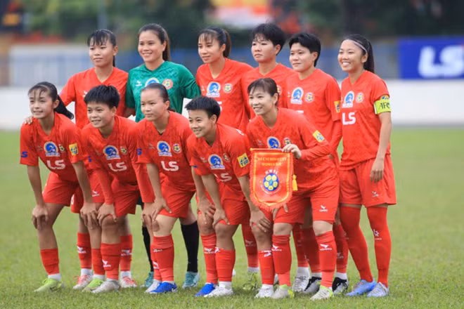 Câu lạc bộ nữ Thành phố Hồ Chí Minh sẽ có lợi thế thi đấu trên sân nhà. (Ảnh: VFF)